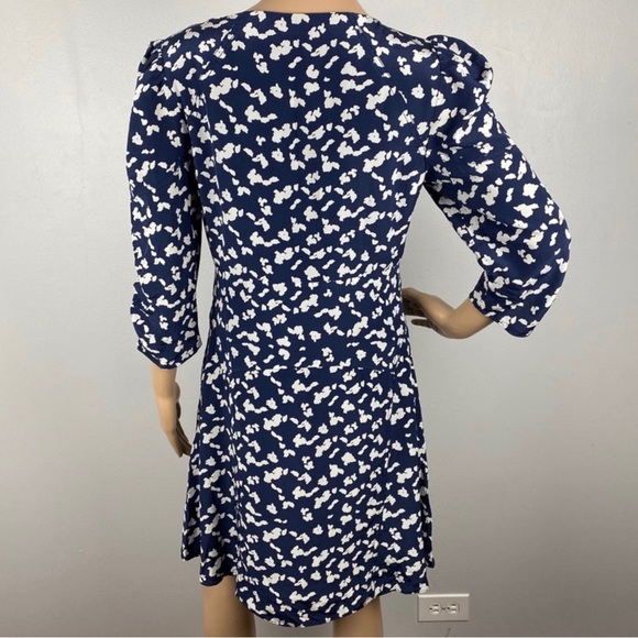 TANYA TAYLOR PRINTED SILK MINI DRESS - Picture 9 of 12